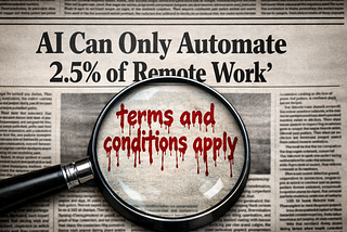 AI Can Only Automate 2.5% of Remote Work? Not So Fast