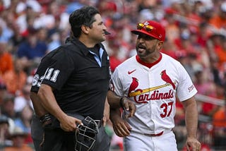 The Cardinals’ Oli Marmol is on the managerial hot seat in the MLB’s NL Central division