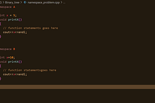 Why “using namespace std” is used after including iostream