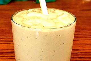 Banana Avocado Yogurt Smoothie — Drinks — Banana