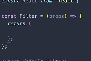 Using Filter in React