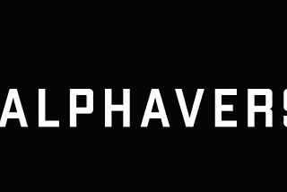 Alphaverse’s Logo: A purple and blue diamond