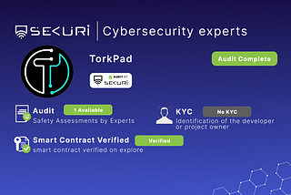 TorkPad’s security audit has been completed.