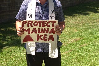 Purple Maiʻa Supports Kiaʻi Protecting Mauna Kea
