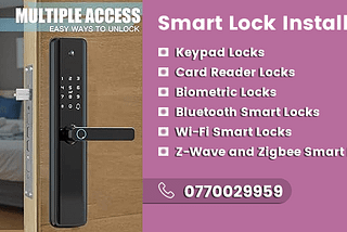 Smart Lock Installation & Fitting Service in Nairobi & Kenya