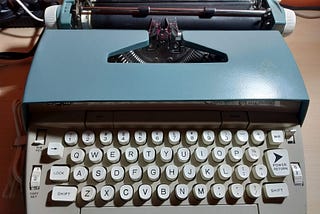 Telltale of a typewriter