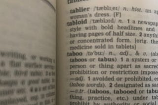 Taboo. Do you say it like ‘Tattoo’ or ‘Canoe’? And does pronunciation matter?