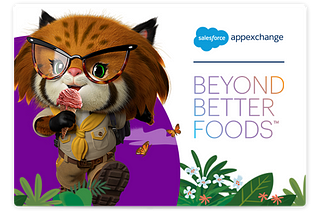 An animated of image of the AppExchange mascot