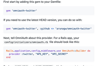 Omniauth and OAuth in Ruby