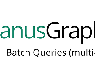 JanusGraph 1.0.0 Batch Queries (multi-query) logo