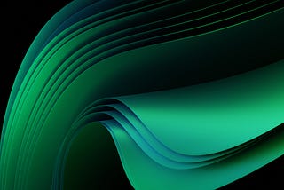 An abstract image of flat planes folding over each other.