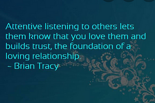 Active listening is very necessary to build good relationships with your peers, colleagues, and…