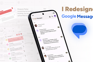 I Redesigned Google Messages in Figma