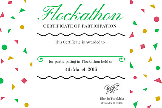 Flockathon: Where ideas are forged into reality