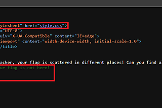 bi0s Recruitment CTF Writeup : Web Exploitation (1/5) — Scattered