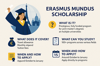 🌍 Erasmus Mundus Scholarship: Your Ticket to Study in Europe (and Beyond!)