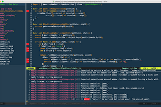 Vim and eslint