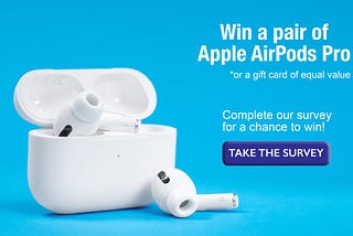 Win A Pair Of Apple Airpod For Free By Completing Survey.