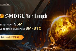 $MDBL Fair Launch is Live