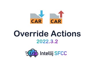 Intellij SFCC 2022.3.2 — override master