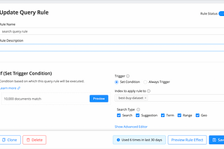 Query Rules: Introducing Preview Rule Effect