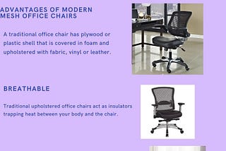 Mesh Office Chairs: A Modern Touch to Office Furnitures