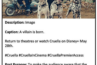 An Executive Plan for Disney’s Cruella
