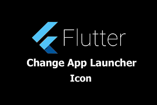How to add launcher/app icons to flutter
