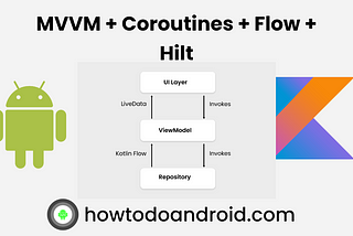 Creating android app using MVVM + Coroutines + Flow + Hilt