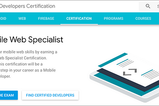 Why Google-certified Mobile Web Specialist is a good starting point