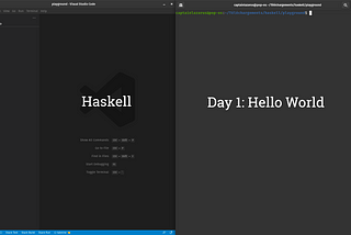 Haskell Day 1: Hello World