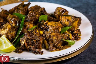 Andhra style pepper chicken