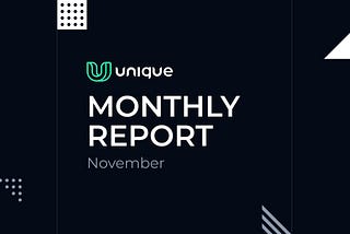 Monthly Report November 2022