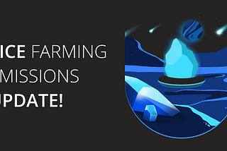 $ICE emissions farming update!