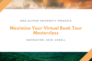 Maximize Your Virtual Book Tour Masterclass Coming February 5th