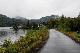 Biking in the Laurentians