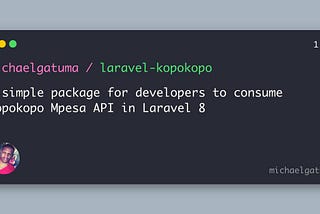 Easily Integrate Kopokopo Payments API with Laravel 8
