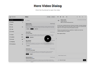 HeroVideoDialog Component — Complete Documentation