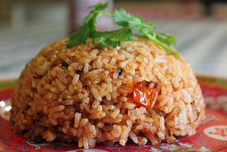 Tomato Garlic Fried Rice