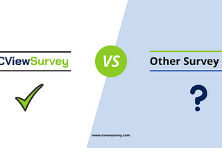 How CViewSurvey is different from other available Market Solutions for creating Online and Offline…