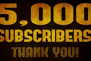 5,000 SRT supporters!