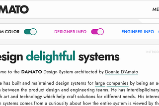 My journey through producing DAMATO.design