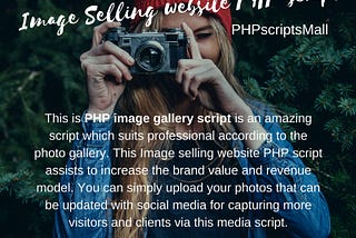 PHP image gallery script-Image selling website PHP script