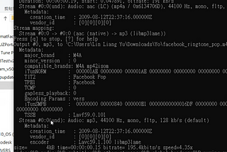 ffmpeg - 批次檔快速轉檔 - 以mp3為例