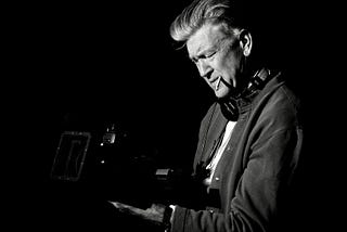 David Lynch with camera