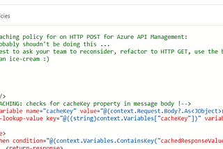 Caching HTTP POST calls with Azure API Management