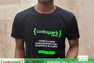 MY EXPERIENCE AT THE CODESPARK NIGERIA’S SUMMER CODE WEEK (AJEGUNLE) 2017