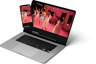 Final mockup of Rejoice Diaspora Dance Theater’s new website