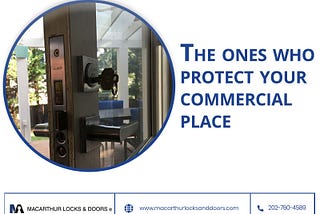 Image of commercial locksmith service
