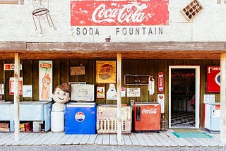 Porch of an old country store